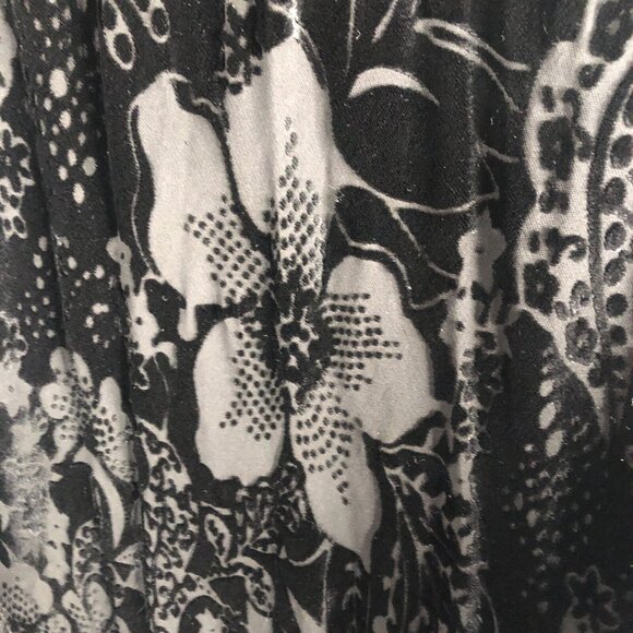 Vintage Lily Dress Womens Large Black Velvet Burnout Whimsigoth Halter Fairy - Picture 14 of 16